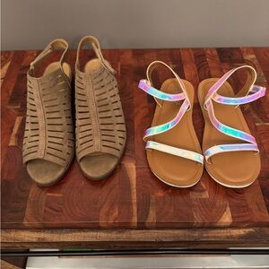 Girls size 4 Sandals
